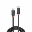 Lindy Black Line - USB cable - USB-C (M) to USB-C (M) - USB 3.1 - 3 A - 1 m - black