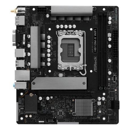 Mainboard|ASROCK|Intel H810|LGA 1851 (Socket V1)|micro ATX|RAM DDR5-SDRAM|2xSlots|Wi-Fi Yes|Bluetooth Yes|1xNumber of M.2 (M) sl - 0