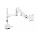 DIGITUS - Mounting kit (monitor mount) - for curved / flat panel - 27 Kg - steel, aluminium, plastic - white - screen size: up to 57" - desk-mountable