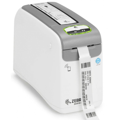 Zebra ZD510-HC - Label printer - direct thermal - Roll (3.02 cm) - 300 dpi - up to 102 mm/sec - USB 2.0, USB host, LAN, Wi-Fi(ac), Bluetooth 4.1, Bluetooth LE - 0