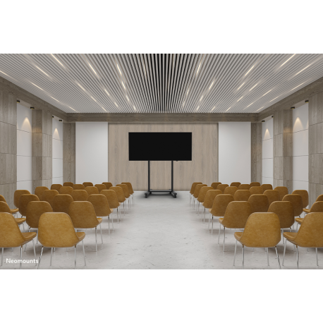 Neomounts - Mounting kit (VESA extension kit) - for flat panel - steel - black - display cart - 9