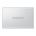 Samsung T7 Resurrected MU-PD2T0G - SSD - encrypted - 2 TB - external (portable) - USB 3.2 Gen 2 (USB-C connector) - 256-bit AES - silver