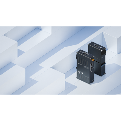 Teltonika DAP140 - Radio access point - industrial - 100Mb LAN, PPP - Wi-Fi - wall  /  DIN rail mountable - 0