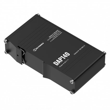 Teltonika DAP140 - Radio access point - industrial - 100Mb LAN, PPP - Wi-Fi - wall  /  DIN rail mountable - 3