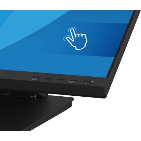 iiyama ProLite T2454MSC-B3AG - LED monitor - 24" (23.8" viewable) - touchscreen - 1920 x 1080 Full HD (1080p) @ 83 Hz - IPS - 300 cd / m² - 1000:1 - 4 ms - HDMI, DisplayPort - speakers - matte black - 6