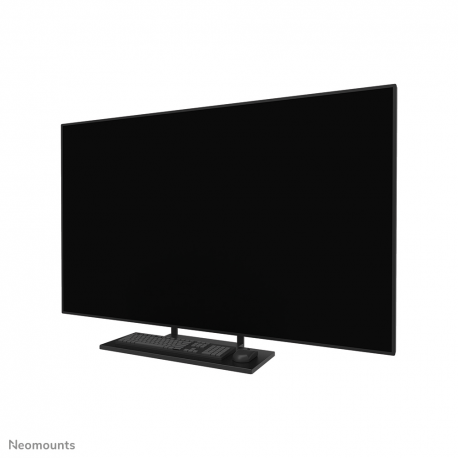 Neomounts AV40-500BL - Mounting kit (mount bracket, keyboard shelf) - for keyboard  /  mouse - universal - black - screen size: 43"-110" - VESA-mountable - 10