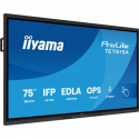 iiyama ProLite TE7515A-B1AG - 75" Diagonal Class (74.5" viewable) LED-backlit LCD display - interactive digital signage - with touchscreen (multi touch) / 8-microphone array / optional slot-in PC capability - 4K UHD (2160p) 3840 x 2160 - black (bezel), matte finish