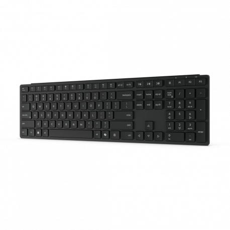Lenovo Pro 6000 - Keyboard - multi-mode - wireless - 2.4 GHz, Bluetooth 5.3 - US with Euro symbol - eclipse black - brown box - 1