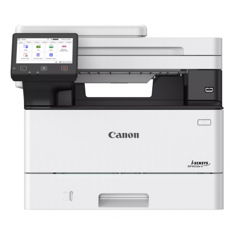 Canon i-SENSYS MF465dw II - Multifunction printer - B / W - laser - A4 (210 x 297 mm), Legal (216 x 356 mm) (original) - A4 / Legal (media) - up to 40 ppm (copying) - up to 40 ppm (printing) - 350 sheets - 33.6 Kbps - USB 2.0, Gigabit LAN, Wi-Fi(n) - 3