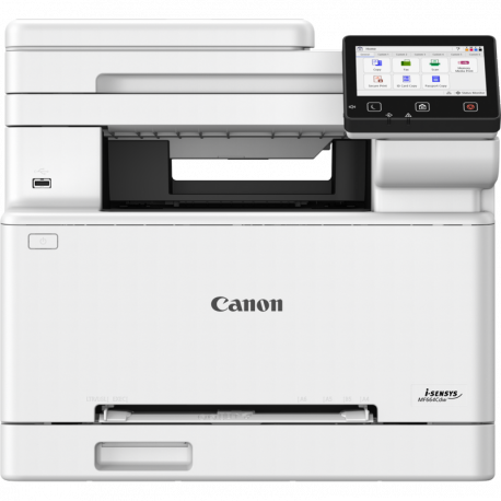 Canon i-SENSYS MF664Cdw - Multifunction printer - colour - laser - A4 (210 x 297 mm), Legal (216 x 356 mm) (original) - A4 / Legal (media) - up to 25 ppm (copying) - up to 25 ppm (printing) - 300 sheets - USB 2.0, Gigabit LAN, Wi-Fi(n), USB host - 0