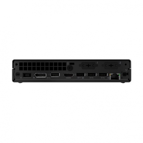 Lenovo ThinkCentre M70q Gen 6 13A4 - Tiny Core Ultra 7 265T  /  up to 5.3 GHz - vPro Enterprise - RAM 32 GB - SSD 1 TB - TCG Opal Encryption, NVMe - Intel Graphics - Gigabit Ethernet, IEEE 802.11ax (Wi-Fi 6E), Bluetooth 5.3 - Win 11 Pro - monitor: none - keyboard: Nordic (Danish / Finnish / Norwegian / Swedish) - black - Lenovo TopSeller - with 3 Years Lenovo Onsite Support, CO2 Offset 0.5 ton (2nd Gen) - 2