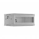 Lanberg WF01 Series - Rack cabinet - wall mountable - grey, RAL 7035 - 4U - 19"