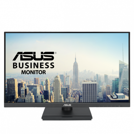ASUS VA24DQFS - LED monitor - 24" (23.8" viewable) - 1920 x 1080 Full HD (1080p) @ 100 Hz - IPS - 300 cd / m² - 1000:1 - 1 ms - HDMI, VGA, DisplayPort - speakers - black - 2