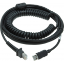 Datalogic - USB cable - USB - IP67 - 2.4 m - coiled - for PowerScan PD9630-DC, PD9630-HP, PD9630-SR, PM9600