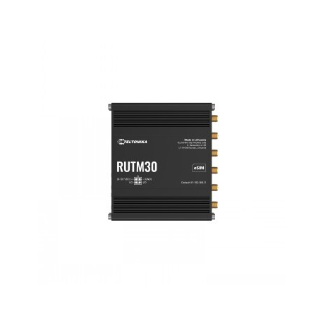 Teltonika RUTM30 - Wireless router - WWAN 1-port switch - 1GbE, PPP - Wi-Fi 5 - Dual Band - 5G, 4G, 3G - DIN rail mountable, surface-mountable, wall-mountable - 0