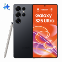 Samsung Galaxy S25 Ultra - 5G smartphone - dual-SIM - RAM 12 GB / Internal Memory 256 GB - OLED display - 6.9" - 3120 x 1440 pixels (120 Hz) - 4x rear cameras 200 MP, 50 MP, 50 MP, 10 MP - front camera 12 MP - titanium jetblack