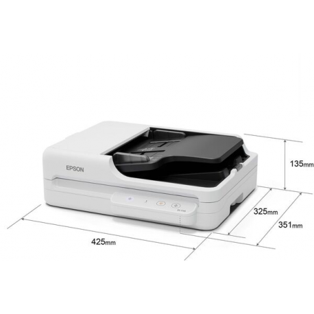 Epson WorkForce DS-1730 - Document scanner - Duplex - 215.9 x 3048 mm - 1200 dpi x 1200 dpi - up to 30 ppm (mono) / up to 30 ppm (colour) - ADF (60 sheets) - up to 3000 scans per day - USB 2.0 - 3