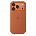 Apple - Back cover for mobile phone - MagSafe compatibility - silicone - terracotta - for iPhone 17 Pro