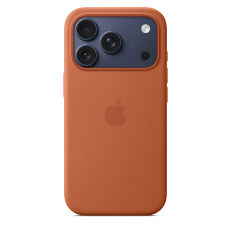 Apple - Back cover for mobile phone - MagSafe compatibility - silicone - terracotta - for iPhone 17 Pro - 2