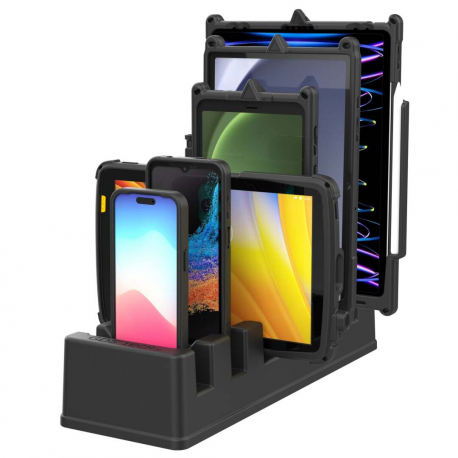 RAM GDS - Charging dock - 6-port - 2 A - PD 2.0, PD 3.0 - 6 output connectors - 1