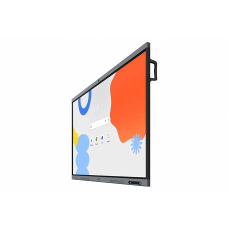 Samsung Interactive Display WA75FX-P - 75" Diagonal Class WAFX-P Series LED-backlit LCD display - education / business - with built-in interactive whiteboard, touchscreen (multi touch), 48Mp camera and microphone - Android - 4K UHD (2160p) 3840 x 2160 - dark blue/grey, black - 9