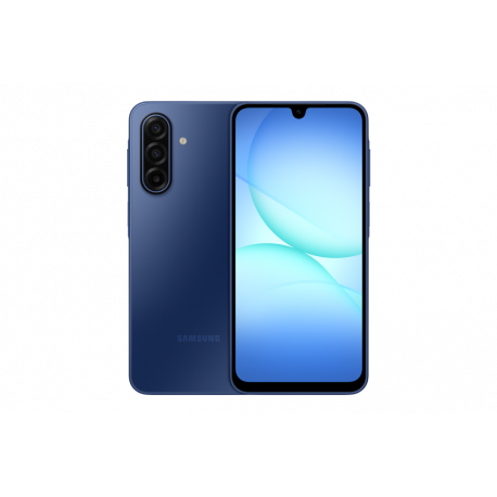 Samsung Galaxy A17 5G - 5G smartphone - dual-SIM - RAM 8 GB  /  Internal Memory 256 GB - microSD slot - OLED display - 6.7" - 2340 x 1080 pixels (90 Hz) - 3x rear cameras 50 MP, 5 MP, 2 MP - front camera 13 MP - blue - 0