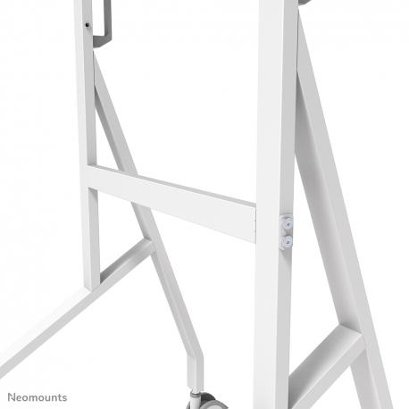 Neomounts Move Go Flip FL50-515WH1 - Cart - for flat panel - steel - white - screen size: 55"-65" - mounting interface: 400 x 400 mm - 10