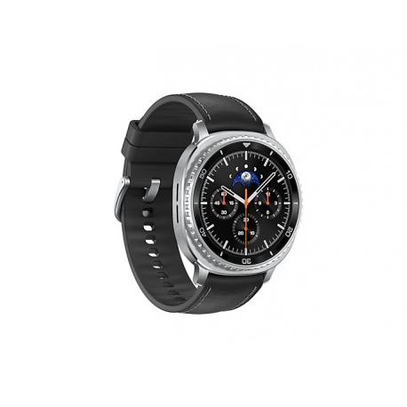 Samsung Galaxy Watch8 Classic - 46 mm - smart watch with hybrid band - hybrid eco-leather - band size: S/M/L - display 1.34" - 64 GB - NFC, Wi-Fi, Bluetooth - 63.5 g - black - 2