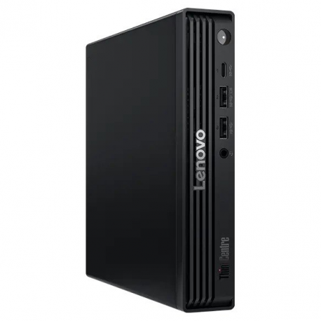 Lenovo ThinkCentre M70q Gen 6 13A4 - Tiny Core Ultra 5 225T / up to 4.9 GHz - RAM 32 GB - SSD 512 GB - TCG Opal Encryption, NVMe - Intel Graphics - Gigabit Ethernet, IEEE 802.11ax (Wi-Fi 6E), Bluetooth 5.3 - Win 11 Pro - monitor: none - keyboard: Nordic (Danish/Finnish/Norwegian/Swedish) - raven black - Lenovo TopSeller - with 3 Years Lenovo Onsite Support, CO2 Offset 0.5 ton (2nd Gen) - 1