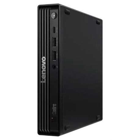 Lenovo ThinkCentre M70q Gen 6 13A4 - Tiny Core Ultra 5 225T / up to 4.9 GHz - RAM 32 GB - SSD 512 GB - TCG Opal Encryption, NVMe - Intel Graphics - Gigabit Ethernet, IEEE 802.11ax (Wi-Fi 6E), Bluetooth 5.3 - Win 11 Pro - monitor: none - keyboard: Nordic (Danish/Finnish/Norwegian/Swedish) - raven black - Lenovo TopSeller - with 3 Years Lenovo Onsite Support, CO2 Offset 0.5 ton (2nd Gen) - 2