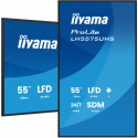 iiyama ProLite LH5575UHS-B2AG - 55" Diagonal Class (54.6" viewable) LED-backlit LCD display - digital signage - with built-in media player, SDM Slot PC - 4K UHD (2160p) 3840 x 2160 - black (bezel), matte finish