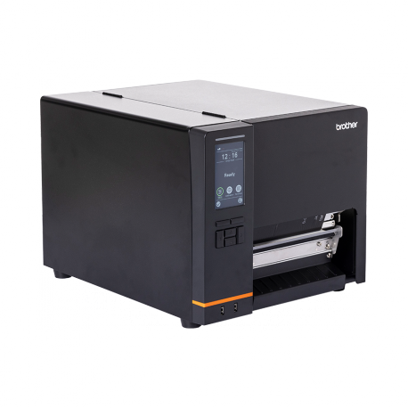 Brother TJ-6421TN - Label printer - direct thermal  /  thermal transfer - Roll (17.27 cm) - 203 dpi - up to 304.8 mm / sec - serial, USB 2.0, USB host, LAN - 2