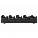 Five-slot charge cradle for TC22 / TC27 devices with protective boot, Power supply  PWR-BGA12V108W0WW , DC cable  CBL-DC-381A1-0