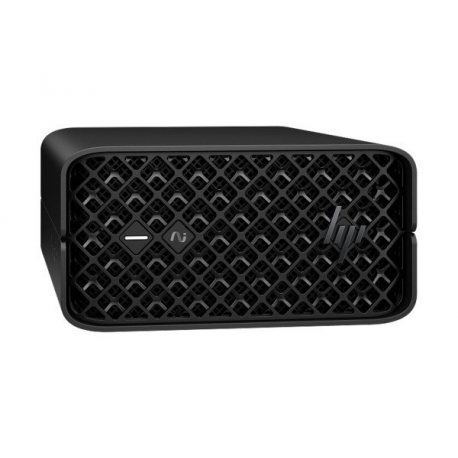 HP Workstation Z2 G1a - Mini 4U - 1 x Ryzen AI Max+ Pro 395 / up to 5.1 GHz - RAM 128 GB - SSD 4 TB - HP Z Turbo Drive - Radeon 8060S - Gigabit Ethernet, 2.5 Gigabit Ethernet - Win 11 Pro - monitor: none - jet black - with HP 3 years Onsite Support with Predictive Detection Alerts for Desktops - 2