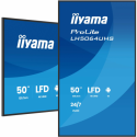 iiyama ProLite LH5064UHS-B1AG - 50" Diagonal Class (49.5" viewable) LED-backlit LCD display - digital signage - with built-in SoC media player - 4K UHD (2160p) 3840 x 2160 - black bezel with matte finish