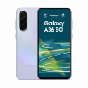 Samsung Galaxy A36 - 5G smartphone - dual-SIM - RAM 6 GB  /  Internal Memory 128 GB - OLED display - 6.7" - 2340 x 1080 pixels (120 Hz) - 3x rear cameras 50 MP, 8 MP, 5 MP - front camera 12 MP - awesome lavender