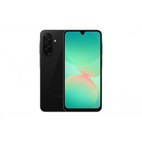 Samsung Galaxy A26 - Enterprise Edition - 5G smartphone - dual-SIM - RAM 6 GB  /  Internal Memory 128 GB - microSD slot - OLED display - 6.7" - 2340 x 1080 pixels (120 Hz) - 3x rear cameras 50 MP, 8 MP, 2 MP - front camera 13 MP - black - 0