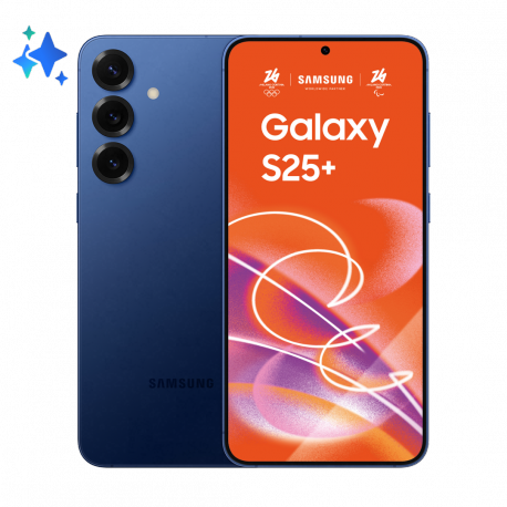 Samsung Galaxy S25+ - 5G smartphone - dual-SIM - RAM 12 GB  /  Internal Memory 512 GB - OLED display - 6.7" - 3120 x 1440 pixels (120 Hz) - 3x rear cameras 50 MP, 12 MP, 10 MP - front camera 12 MP - navy - 0
