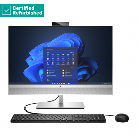 RENEW SILVER HP Elite 870 G9 AIO All-In-One 27 - i7-14700, 16GB, 512GB SSD, 27 FHD Non-Touch AG, Height Adjustable, FPR, Win 11  - 0