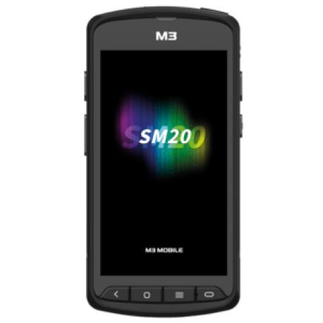 M3 Mobile SM20, 2D, SF, 12.7 cm (5'), GPS, disp., USB, BT (5.1), Wi-Fi, 4G, NFC, Android, GMS, RB, black - 0