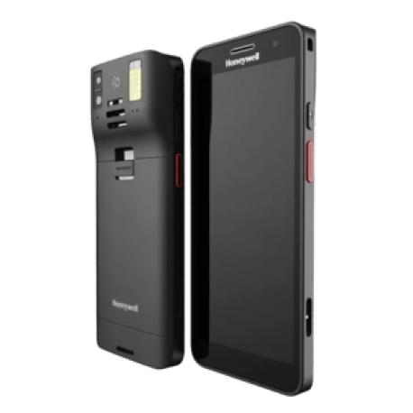 Honeywell CT37 - Data collection terminal - rugged - Android 14 or later - 128 GB UFS card - 6" colour (2280 x 1080) - rear camera + front camera - USB host - microSD slot - NFC, Wi-Fi 6E, Bluetooth - 5G, 4G, 3G - grey - 0