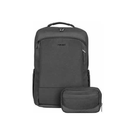 Natec Kudu plus - Notebook carrying backpack - 15.6" - black - 0