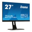 iiyama ProLite XU2793HSU-B7 - LED monitor - 27" - 1920 x 1080 Full HD (1080p) @ 75 Hz - IPS - 300 cd/m² - 1300:1 - 1 ms - HDMI, DisplayPort - speakers - black, matte