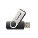 Intenso Basic Line - USB flash drive - 64 GB - USB 2.0 - black, silver