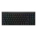 Logitech G G515 - Keyboard - LIGHTSPEED - TKL - backlit - wireless - 2.4 GHz, Bluetooth, USB - QWERTY - US International - key switch: GL Tactile - black