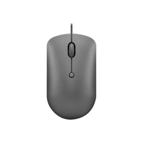 Lenovo 540 - Mouse - compact - optical - 4 buttons - wired - storm grey - retail - 0