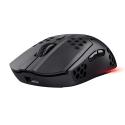 Trust GXT 929 Helox - Mouse - ultra-lightweight, gaming - right-handed - optical - 6 buttons - wireless - 2.4 GHz - USB wireless receiver - black