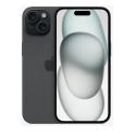 Apple iPhone 15 - 5G smartphone - dual-SIM  /  Internal Memory 256 GB - OLED display - 6.1" - 2556 x 1179 pixels - 2x rear cameras 48 MP, 12 MP - front camera 12 MP - black
