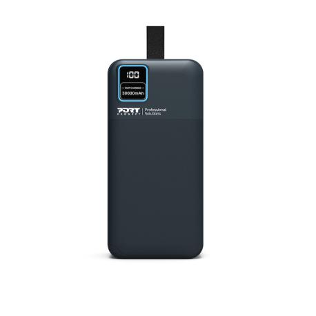 PORT Connect Adventure - Power bank - 30000 mAh - 111 Wh - 2.1 A - QC - 2 output connectors (2 x USB) - 0