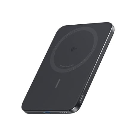 Anker MagGo - Wireless power bank - 5000 mAh - 20 Watt - 3 A (24 pin USB-C, wireless charging) - on cable: USB-C - black - 0